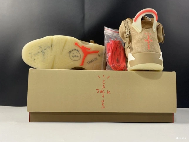 Rep TB Scott DH0690- Travis 4041 Khaki British Jordan6 Casual 1026